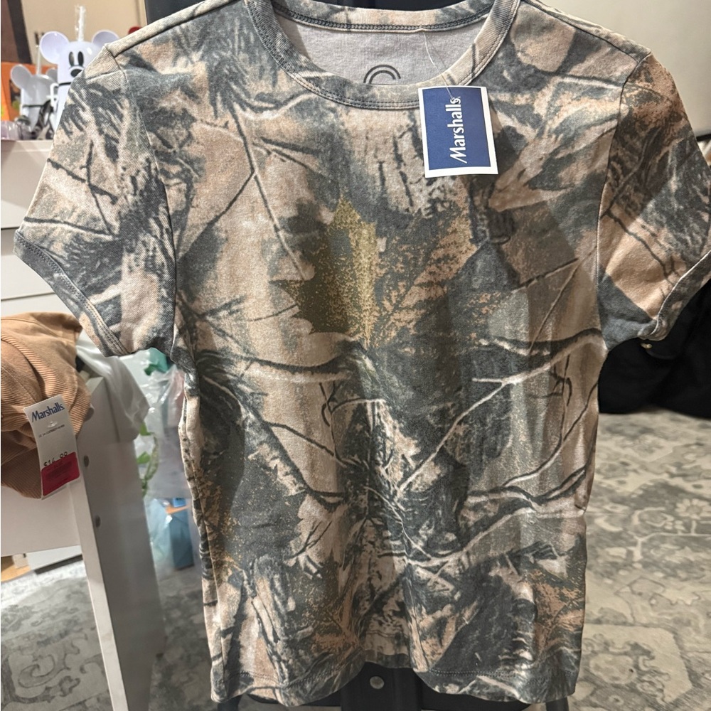 Marshalls Gray and Black Graphic Tee